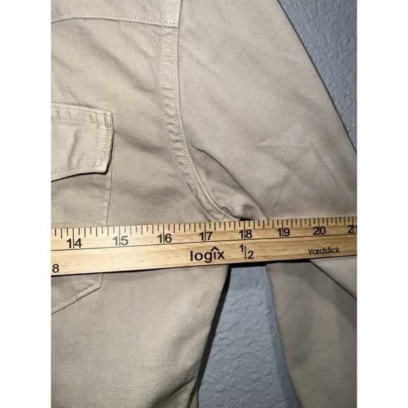 Polo Ralph Lauren Denim and Supply Pearl Button Up Casual Long Sleeve - Cream XS - Picture 6 of 8